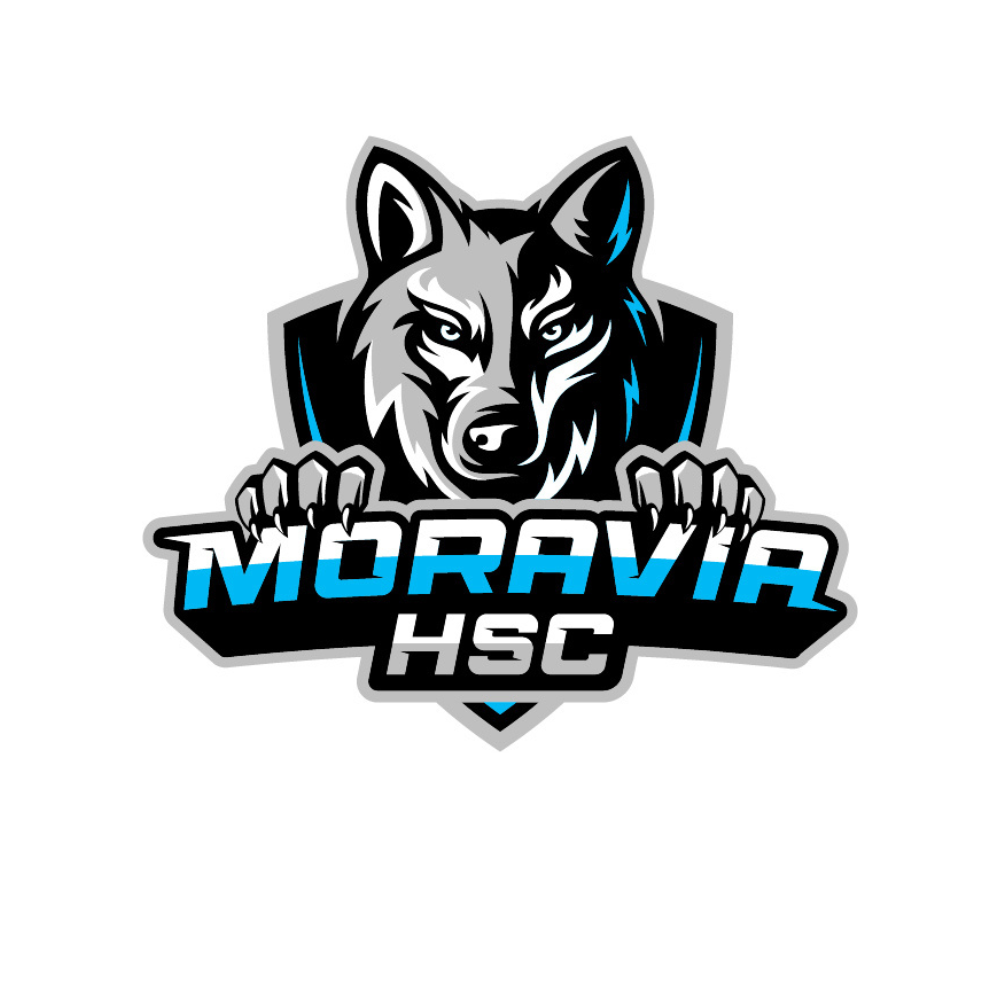 Logo sportovního klubu Moravia HSC, partnera projektu Ekvilibro podporujícího aktivní život lidí s hendikepem.